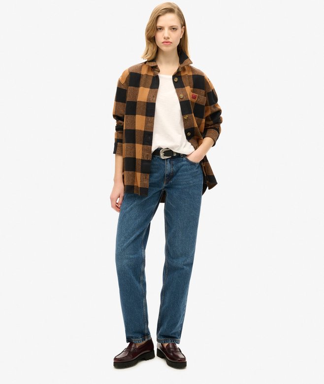Superdry Sobrecamisa De Franela A Cuadros