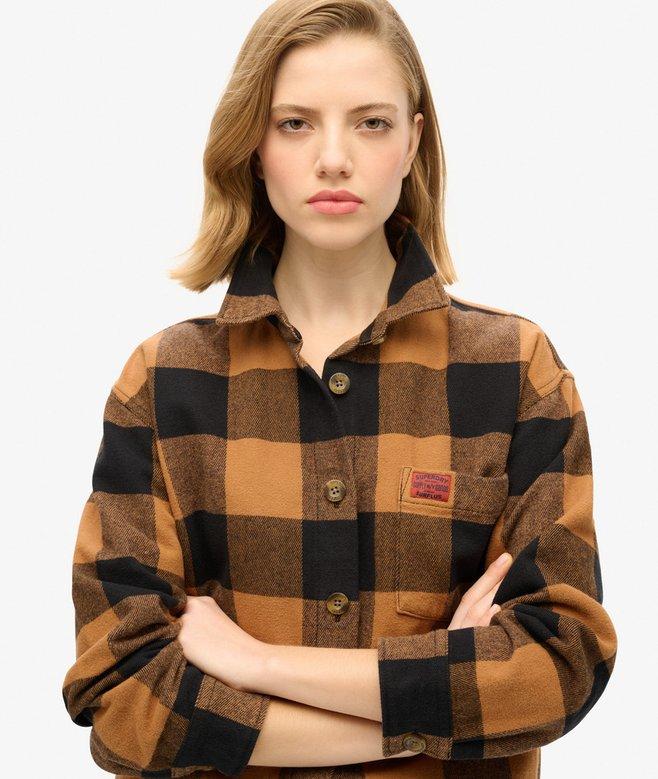 Superdry Sobrecamisa De Franela A Cuadros