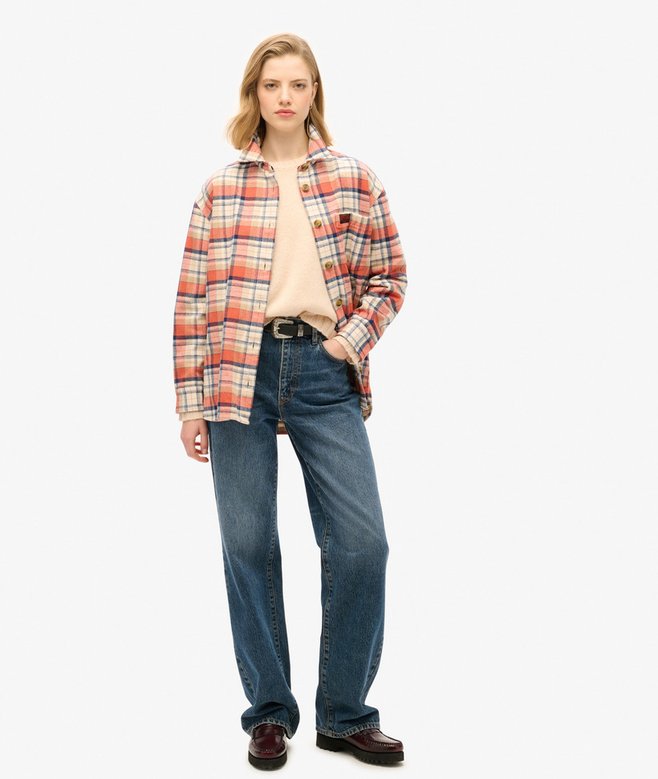 Superdry Sobrecamisa De Franela A Cuadros