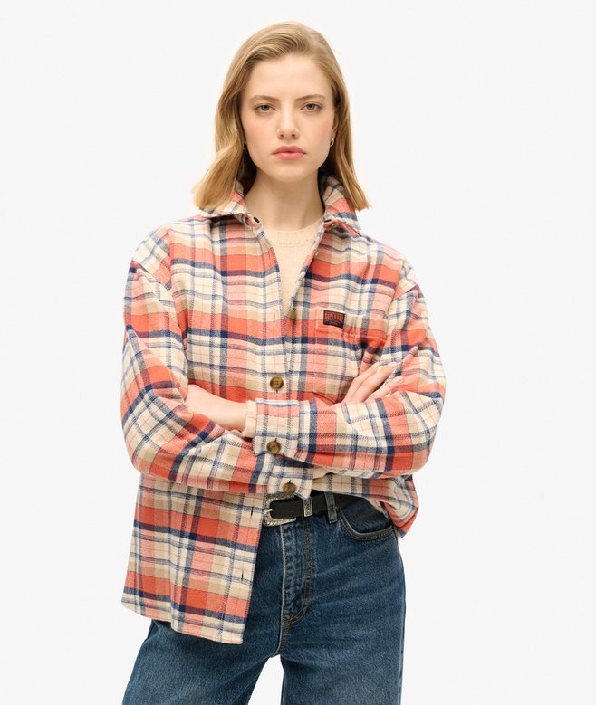 superdry Sobrecamisa de franela a cuadros
