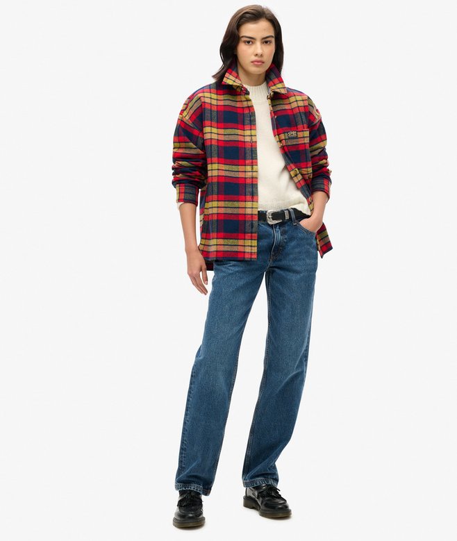 Superdry Sobrecamisa De Franela A Cuadros