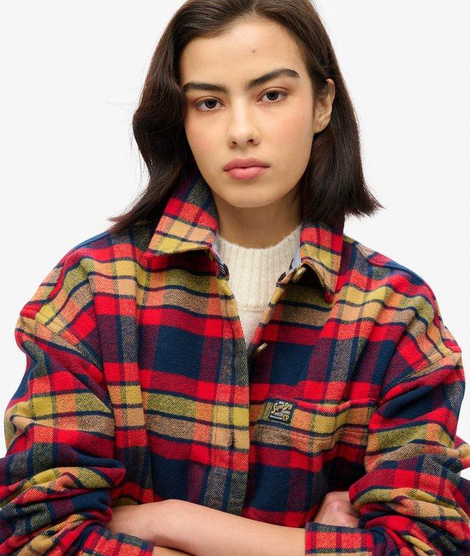 Superdry Sobrecamisa De Franela A Cuadros