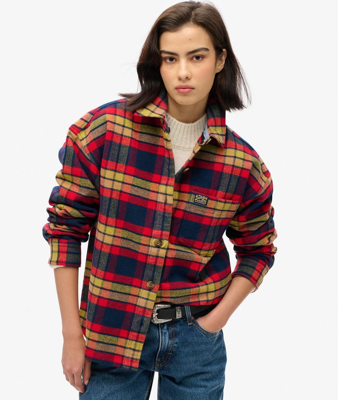 superdry Sobrecamisa de franela a cuadros