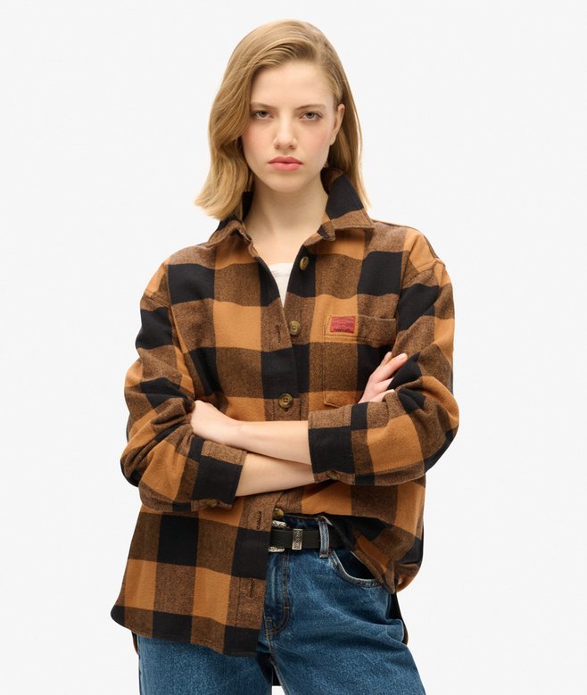 superdry Sobrecamisa de franela a cuadros