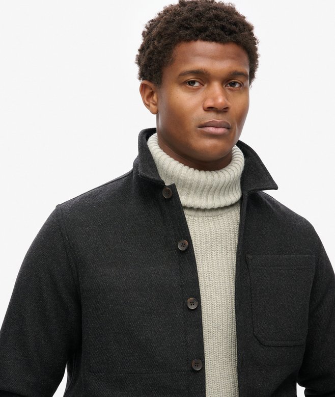 Superdry Sobrecamisa De Lana Merchant Store