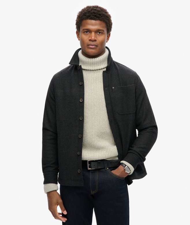 superdry Sobrecamisa de lana Merchant Store