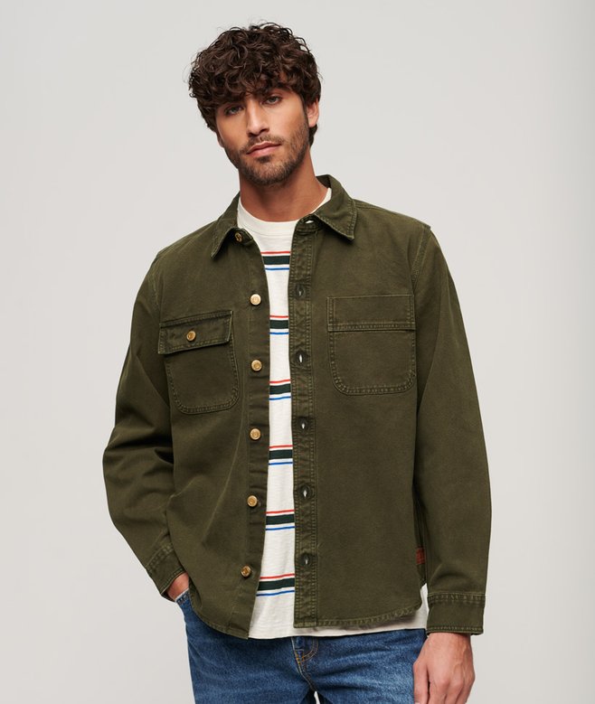 superdry Sobrecamisa de lona Surplus
