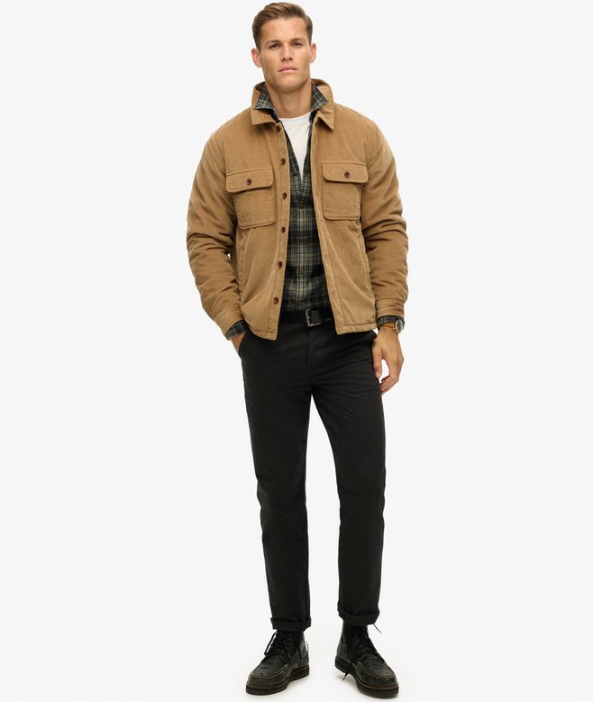 Superdry Sobrecamisa De Pana Acolchada Surplus