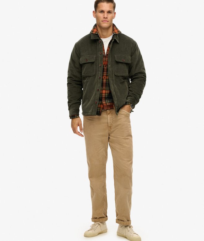 Superdry Sobrecamisa De Pana Acolchada Surplus