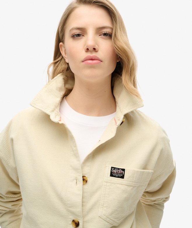Superdry Sobrecamisa De Pana Gruesa