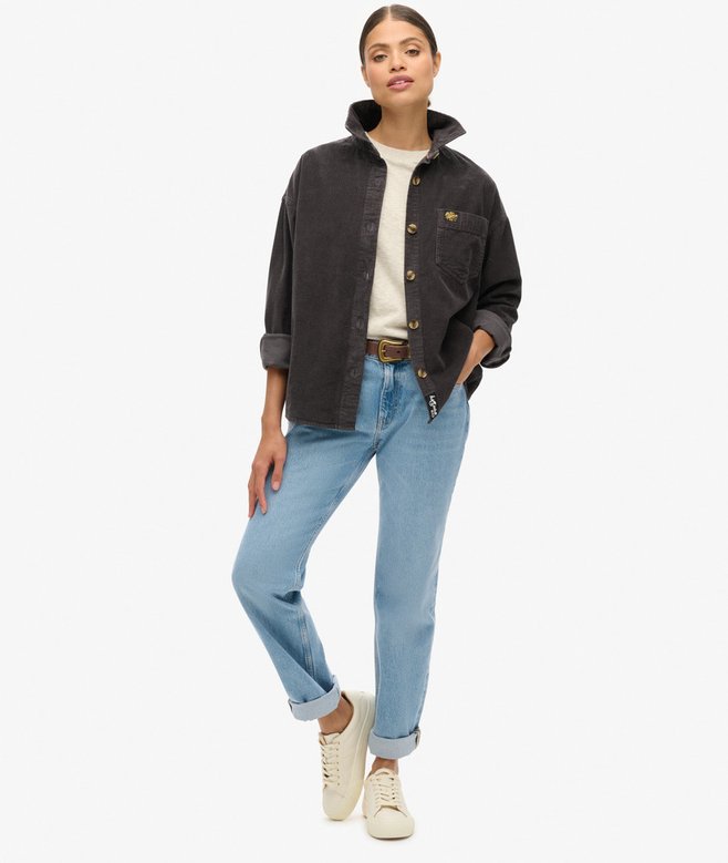 Superdry Sobrecamisa De Pana Gruesa
