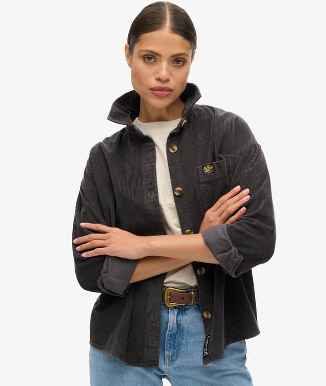 superdry Sobrecamisa de pana gruesa