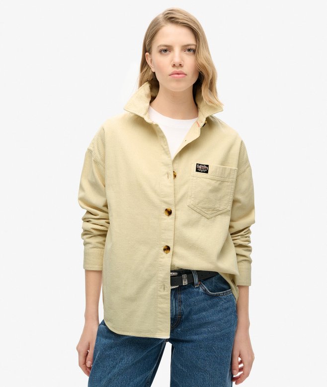 superdry Sobrecamisa de pana gruesa