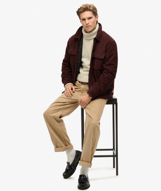 Superdry Sobrecamisa De Pana Surplus