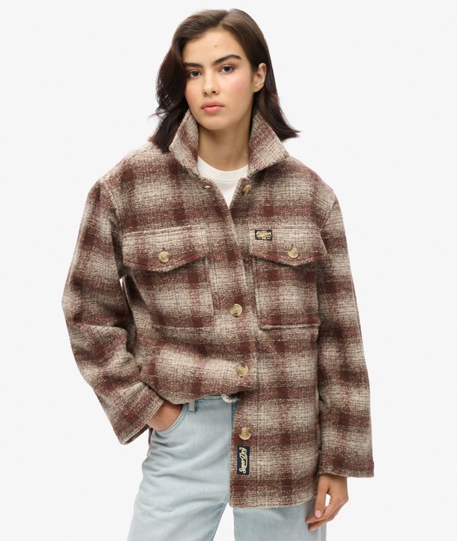 Superdry Sobrecamisa Gruesa Sin Forro