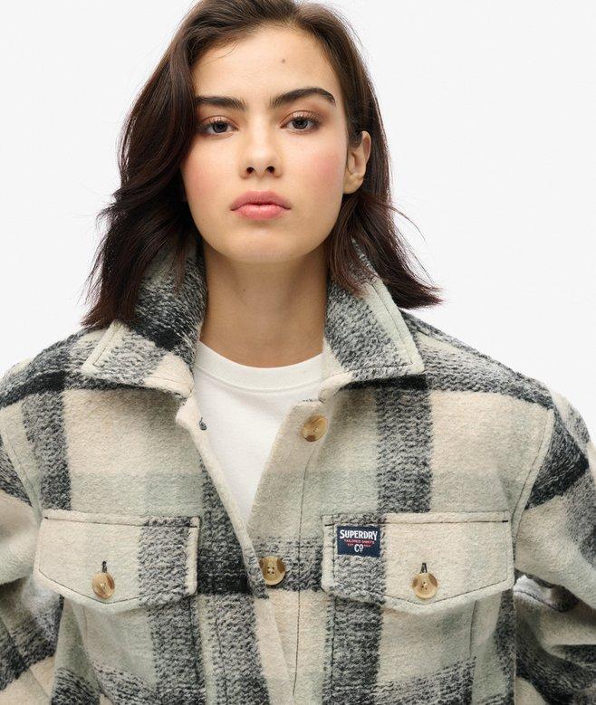 Superdry Sobrecamisa Gruesa Sin Forro