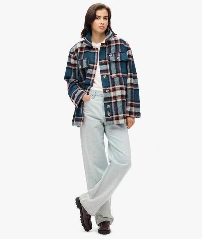 Superdry Sobrecamisa Gruesa Sin Forro