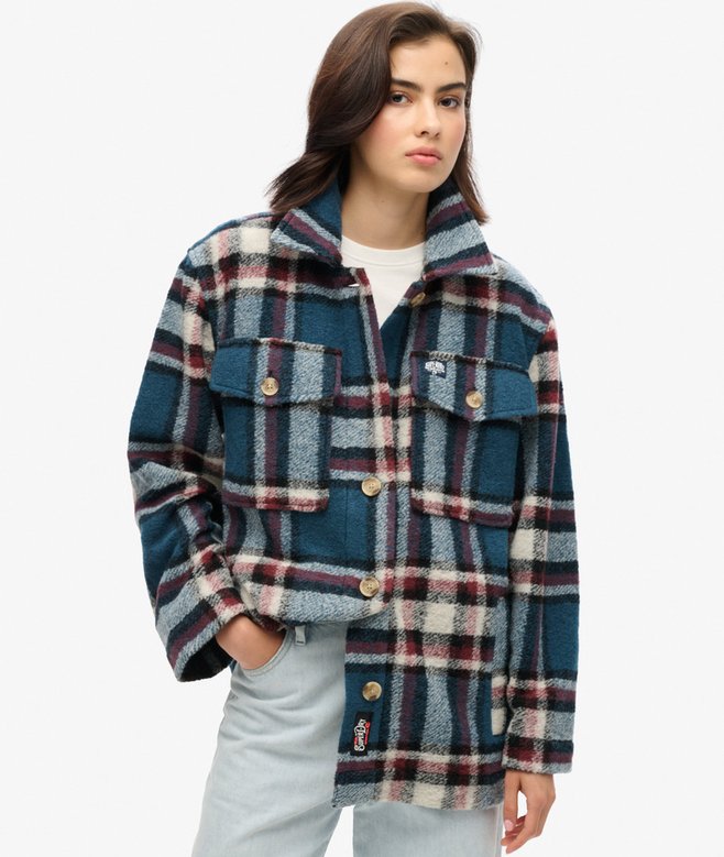 Superdry Sobrecamisa Gruesa Sin Forro