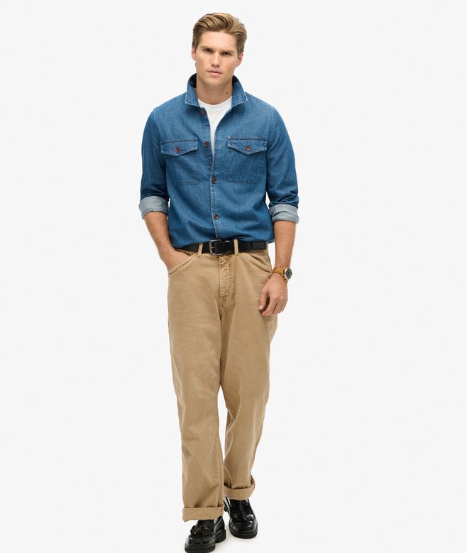 Superdry Sobrecamisa índigo Merchant Store