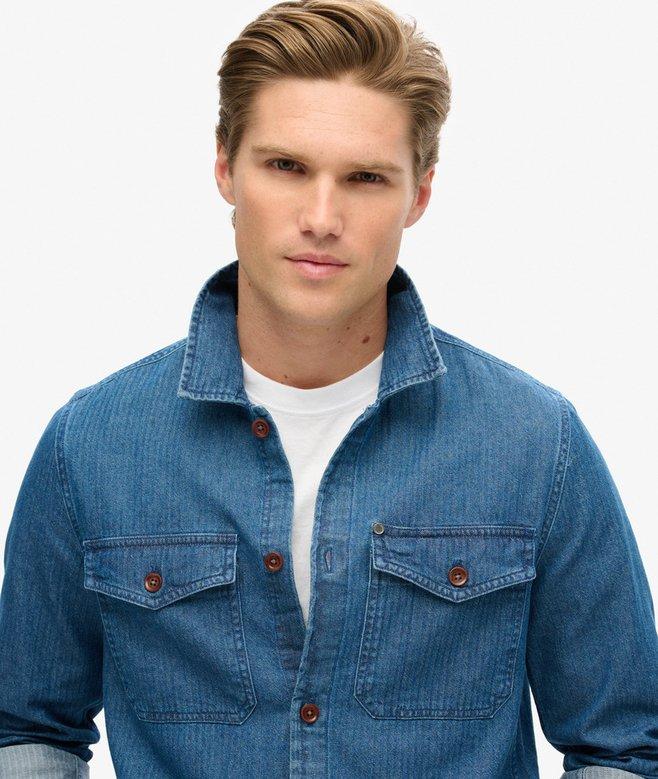 Superdry Sobrecamisa índigo Merchant Store