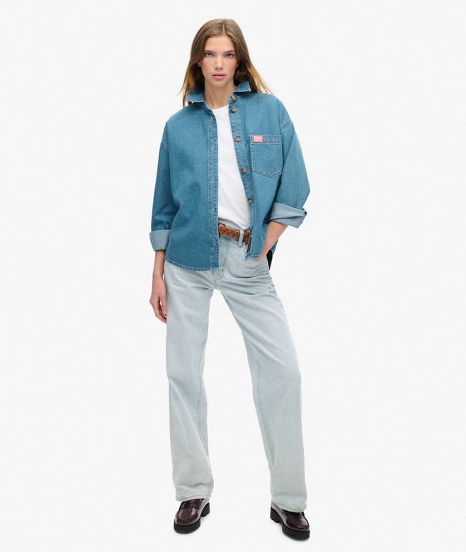 Superdry Sobrecamisa Vaquera