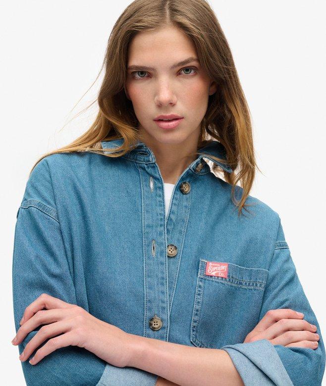 Superdry Sobrecamisa Vaquera