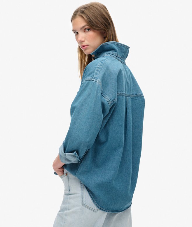 Superdry Sobrecamisa Vaquera
