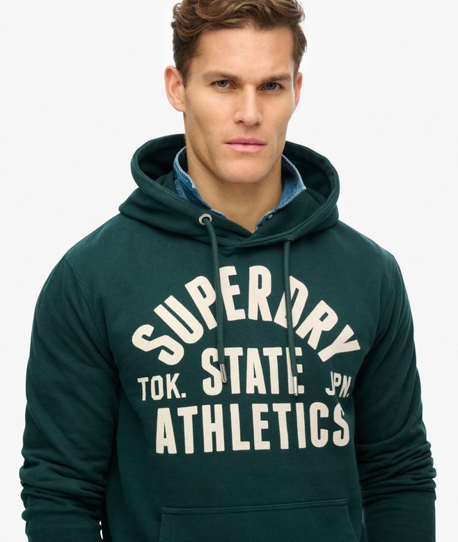 Superdry Sudadera Con Capucha Athletic Essentials