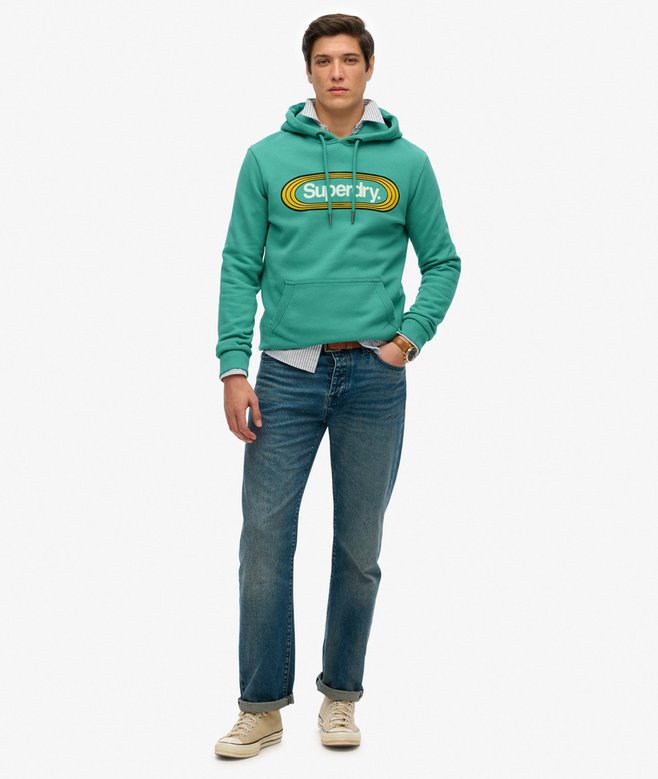 Superdry Sudadera Con Capucha Vintage Trade Tab