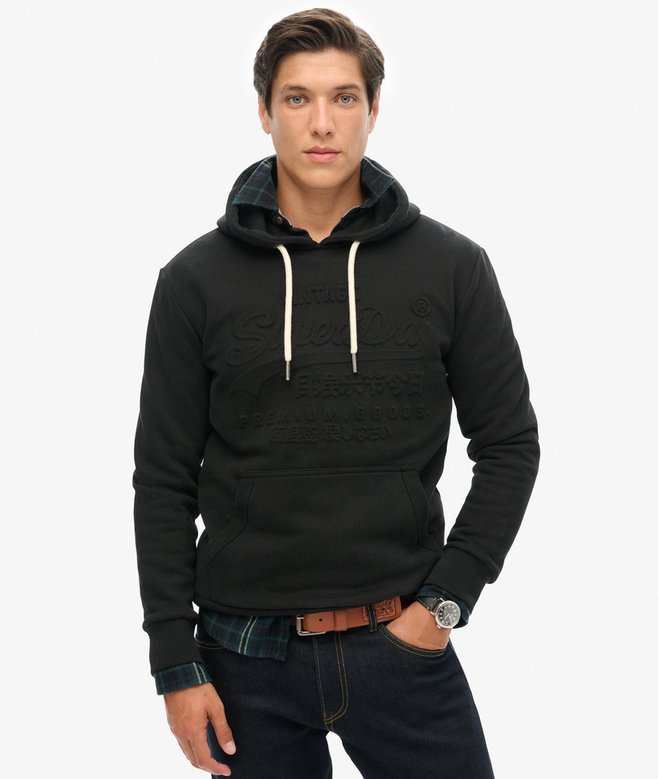 superdry Sudadera con capucha y gráfico en relieve