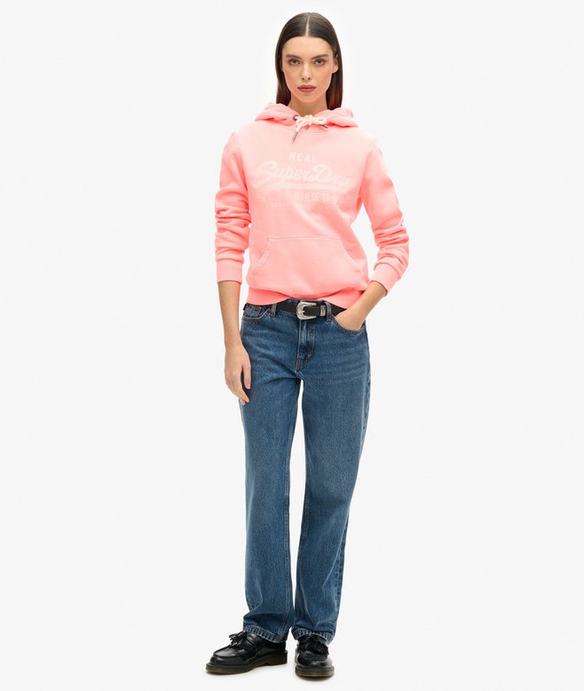 Superdry Sudadera Con Capucha Y Gráfico Neón