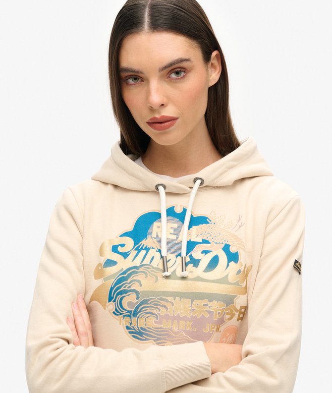 Superdry Sudadera Con Capucha Y Logo Itago Vintage