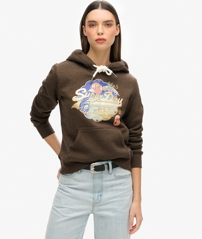 superdry Sudadera con capucha y logo Itago Vintage