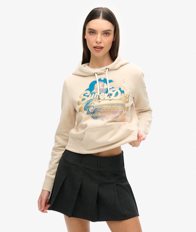 superdry Sudadera con capucha y logo Itago Vintage