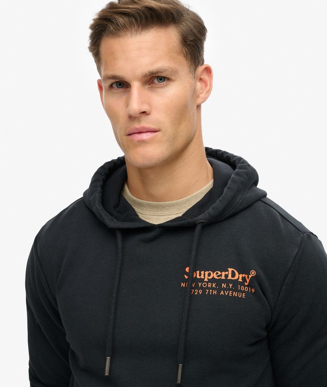 Superdry Sudadera Con Capucha Y Logo Tonal Venue