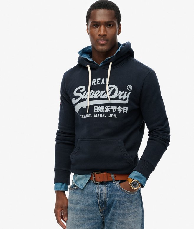 superdry Sudadera con capucha y logo Vintage