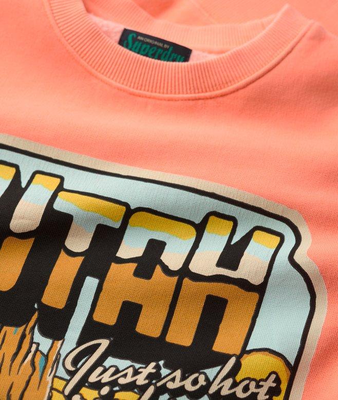 Superdry Sudadera De Corte Holgado Neon Travel