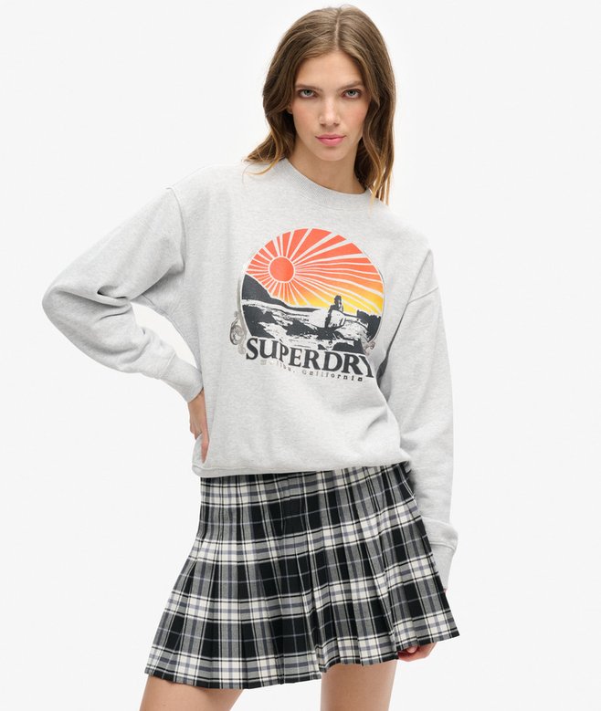 superdry Sudadera de corte holgado Travel Souvenir