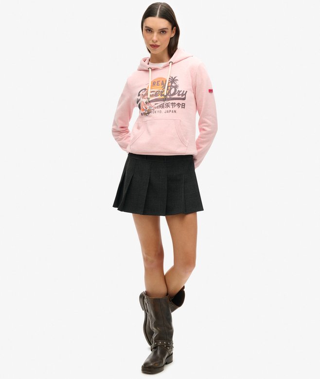 Superdry Sudadera Gráfica Con Capucha LA