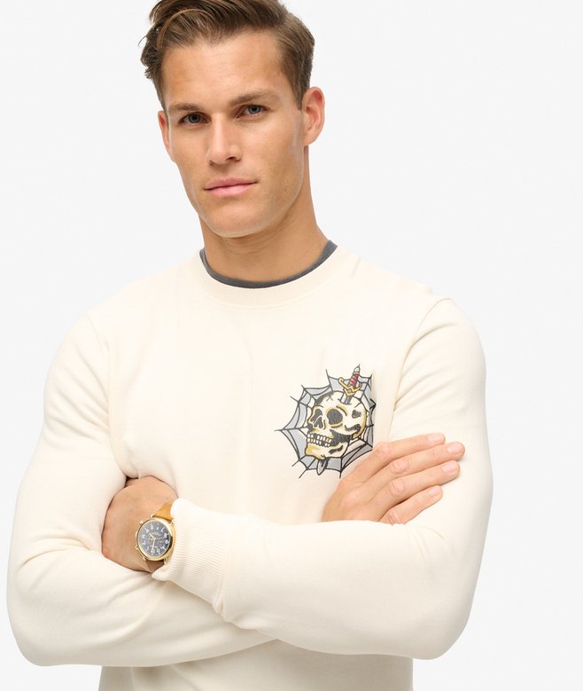 Superdry Sudadera Gráfica Con Motivo De Tatuaje