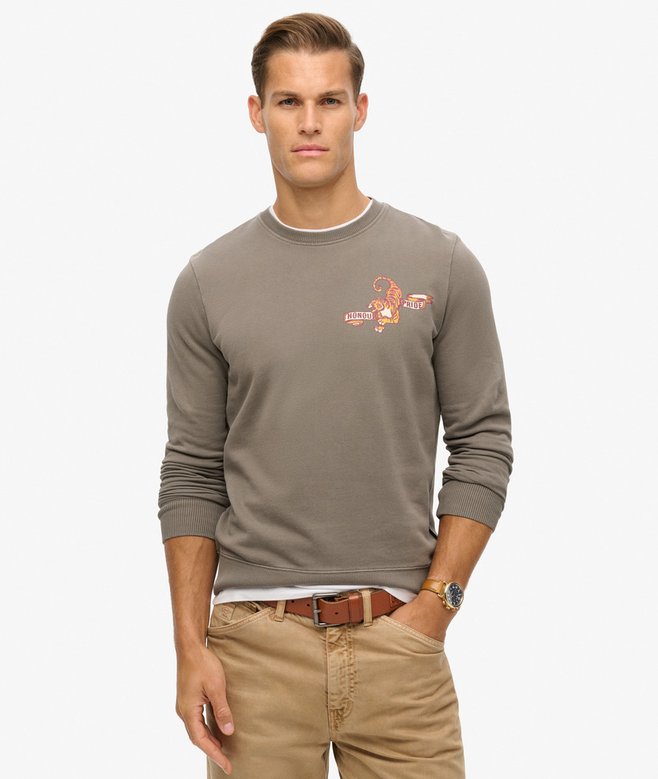 superdry Sudadera gráfica con motivo de tatuaje