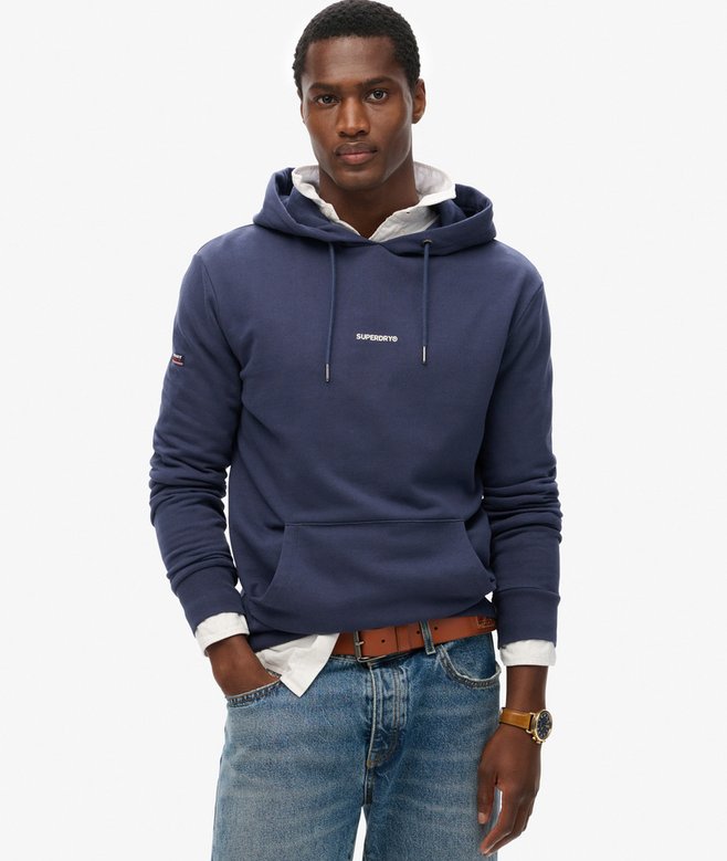 superdry Sudadera lisa con capucha