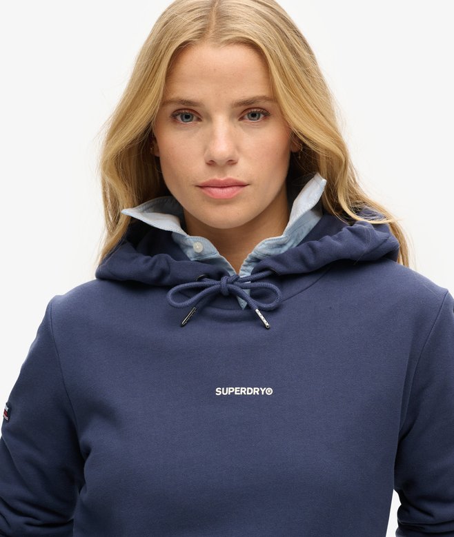 Superdry Sudadera Lisa Con Capucha