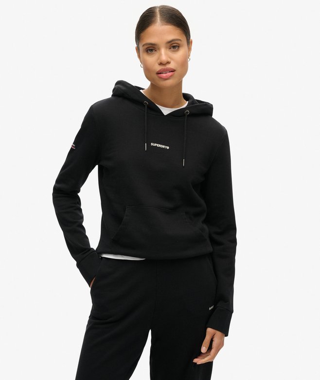 superdry Sudadera lisa con capucha