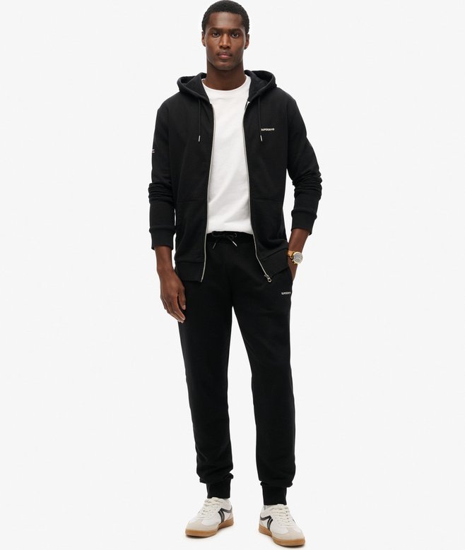 Superdry Sudadera Lisa Con Capucha Y Cremallera