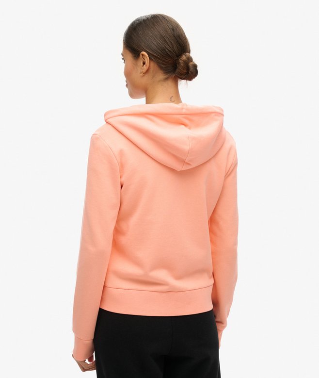 Superdry Sudadera Lisa Con Capucha Y Cremallera
