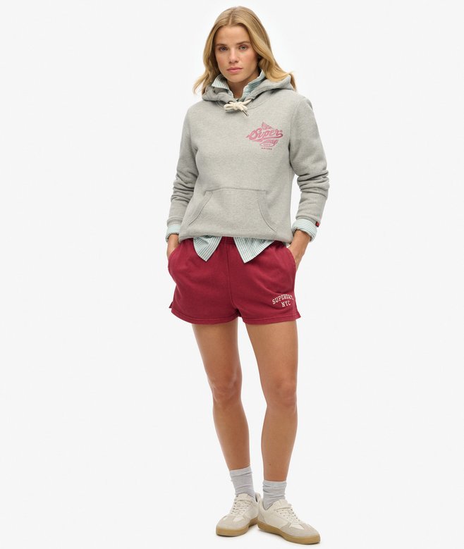 Superdry Sudadera Metalizada Con Capucha Athletic