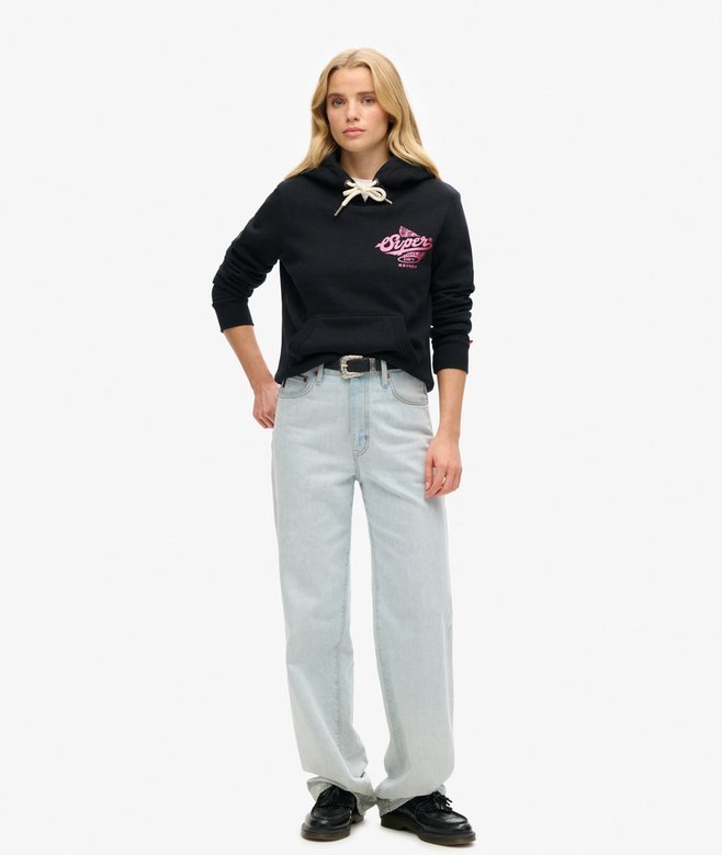 Superdry Sudadera Metalizada Con Capucha Athletic