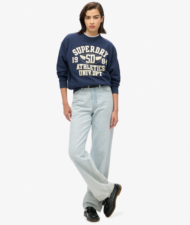 Superdry Sudadera Suelta College Script