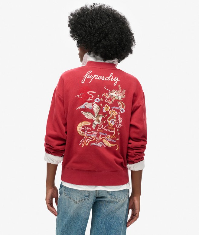 Superdry Sudadera Suelta Con Bordado Suika
